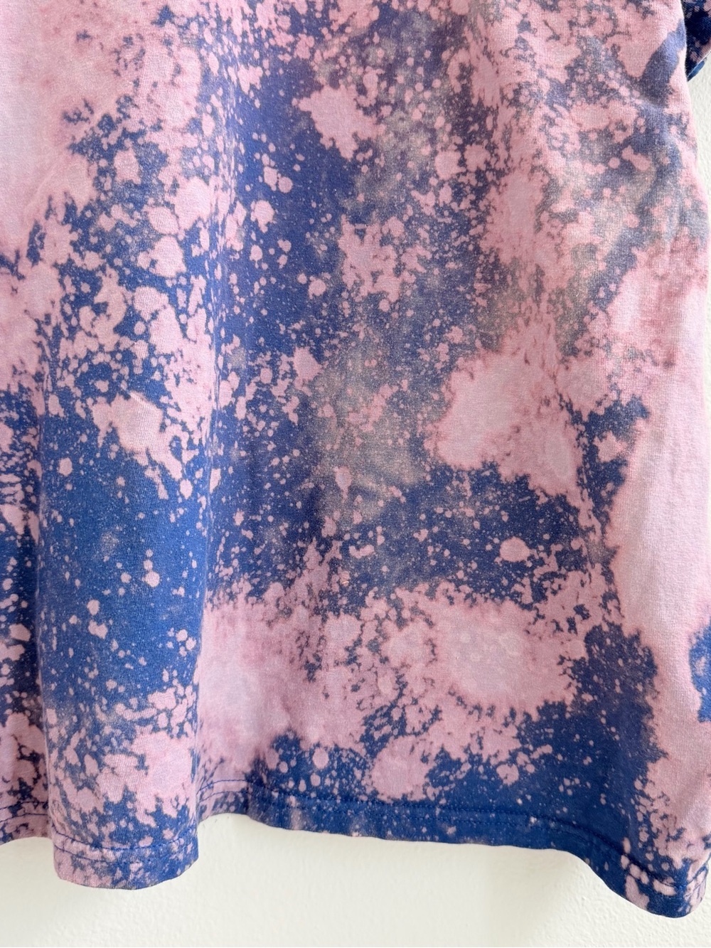 Custom "Wisconsin Dairyland" Patch Distressed Bleach Tee - Picture 8 of 12